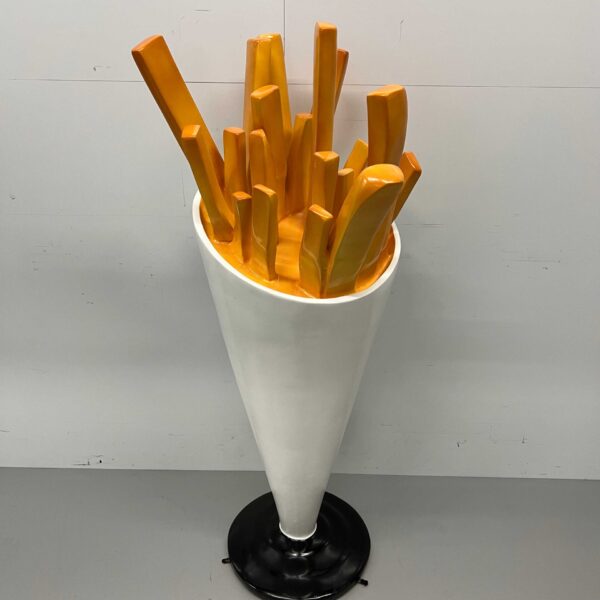 HCB Polyester Puntzak Friet Frietzak Patatzak 150 cm Reclame Stoepreclame Horeca