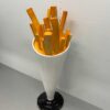 HCB Polyester Puntzak Friet Frietzak Patatzak 150 cm Reclame Stoepreclame Horeca - Afbeelding 3