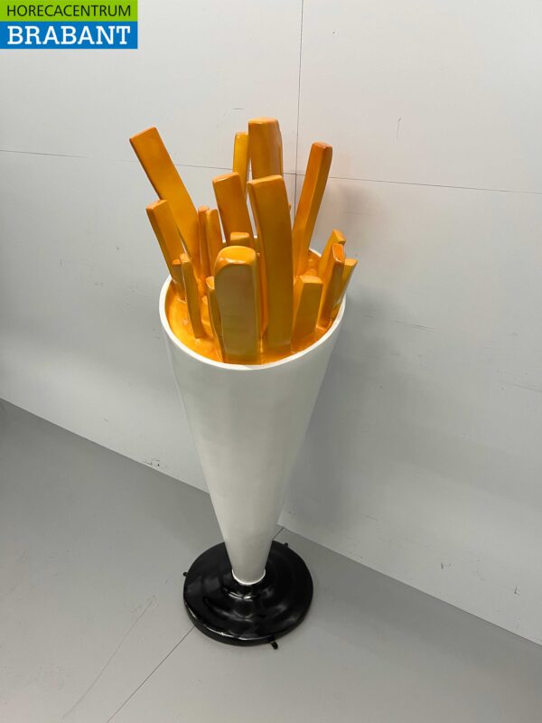 HCB Polyester Puntzak Friet Frietzak Patatzak 150 cm Reclame Stoepreclame Horeca - Afbeelding 3