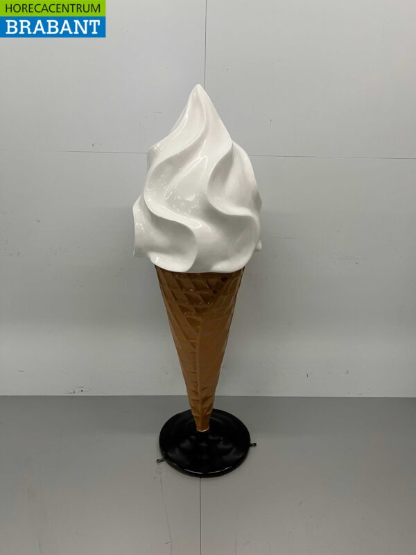 HCB Polyester ijshoorntje Softijs Hoorntje 160 cm Reclame Stoepreclame Horeca