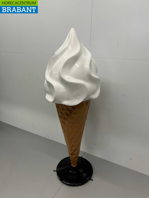 HCB Polyester ijshoorntje Softijs Hoorntje 160 cm Reclame Stoepreclame Horeca - Afbeelding 3