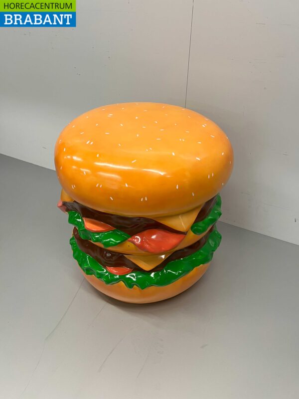 HCB Polyester Broodje Hamburger Burger 68 cm Reclame Stoepreclame Horeca - Afbeelding 3
