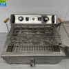 RVS Visfriteuse Oliebolfriteuse Friteuse Frituur 20 liter 400V Horeca - Afbeelding 5