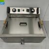 RVS Visfriteuse Oliebolfriteuse Friteuse Frituur 20 liter 400V Horeca - Afbeelding 8