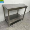 RVS Werktafel Tafel 140/100 x 60 x 90 cm Horeca - Afbeelding 3