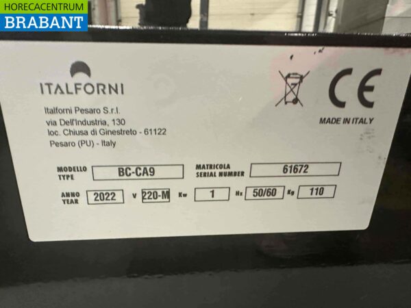 RVS ItalForni Afzuigkap Dampkap voor pizzaoven 147,5 x 153 cm Horeca - Afbeelding 4