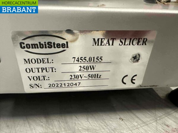 Combisteel Vleessnijmachine Snijmachine 300 mm 230V Horeca Slagerij - Afbeelding 5