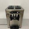 RVS Softijsmachine 2 smaken 230V Horeca