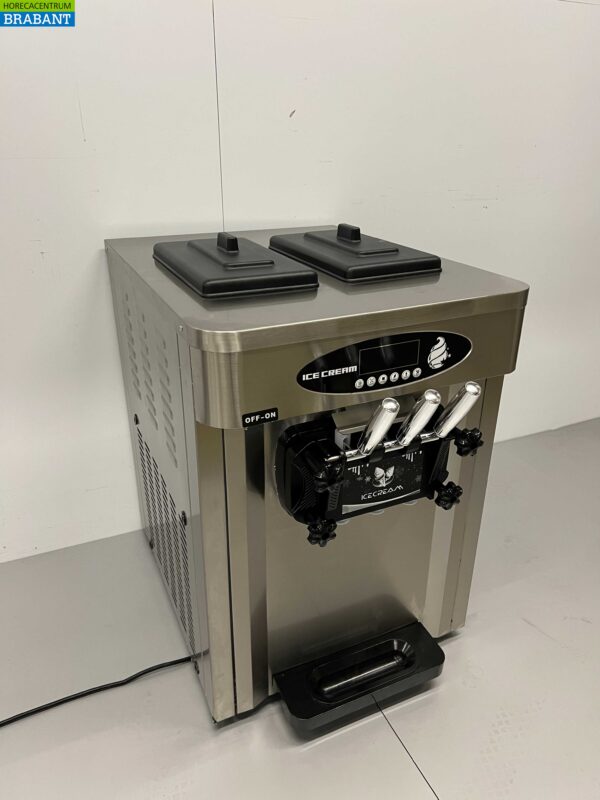 RVS Softijsmachine 2 smaken 230V Horeca - Afbeelding 2
