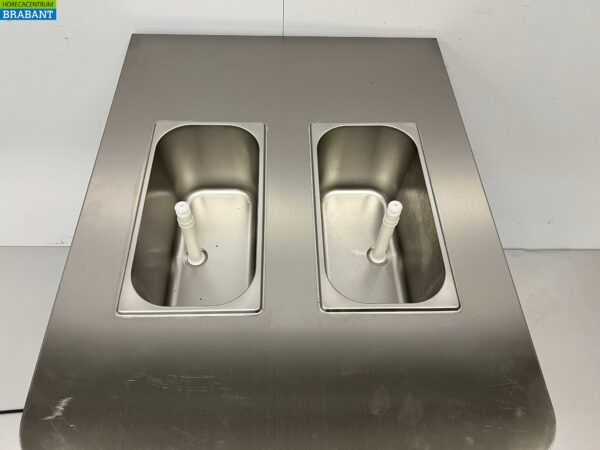 RVS Softijsmachine 2 smaken 230V Horeca - Afbeelding 4