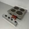 RVS Mareno 4 pits Drop-in elektrisch fornuis kookplaat 60 cm 400V Horeca - Afbeelding 3