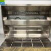 RVS Nu-air Inductie Afzuigkap Dampkap met lamellen filters 280 x 200 cm Box model Horeca
