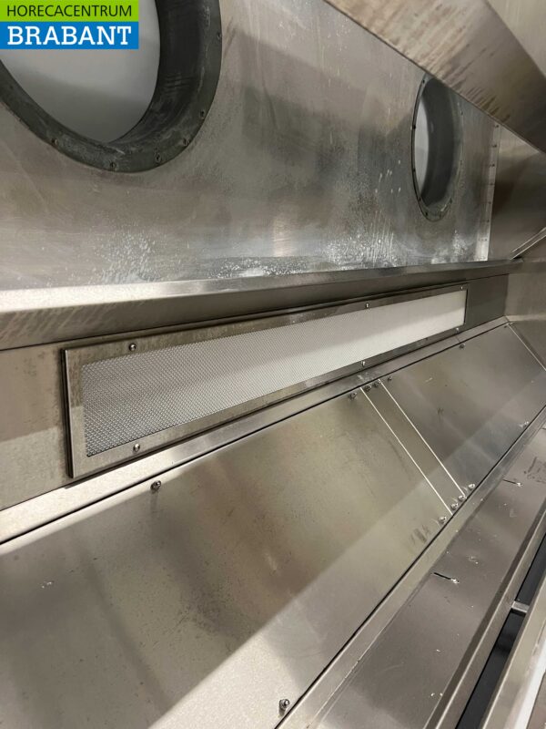 RVS Nu-air Inductie Afzuigkap Dampkap met lamellen filters 280 x 200 cm Box model Horeca - Afbeelding 5