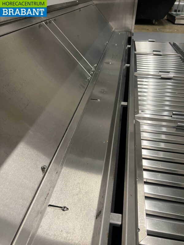 RVS Nu-air Inductie Afzuigkap Dampkap met lamellen filters 280 x 200 cm Box model Horeca - Afbeelding 7