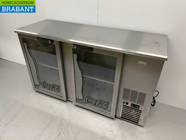 RVS Gamko Backbar Barkoeling 2 deuren 146,5 cm 230V Horeca - Afbeelding 2