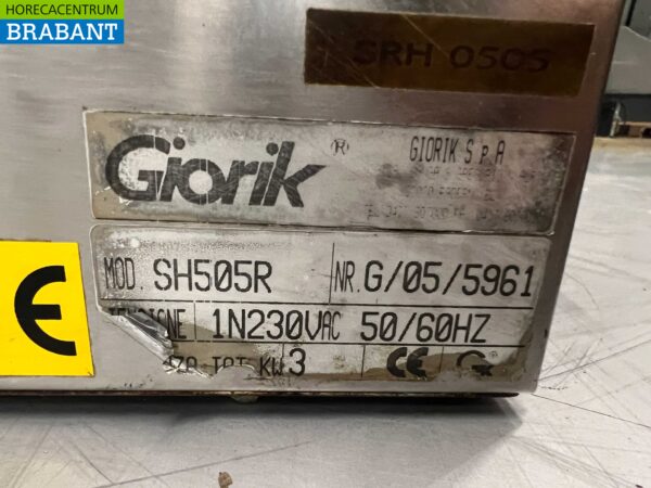 RVS Giorik Salamander grill Infrarood 40 cm 230V Horeca - Afbeelding 5