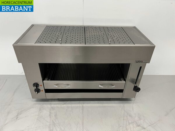 RVS Pitagrill Salamander grill 2 elementen 96 cm 400V Horeca