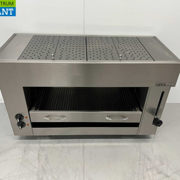 RVS Pitagrill Salamander grill 2 elementen 96 cm 400V Horeca
