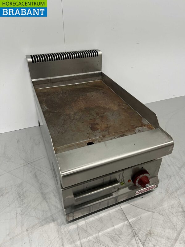 RVS Berto's Grillplaat Bakplaat 40 cm 400V Horeca - Afbeelding 2