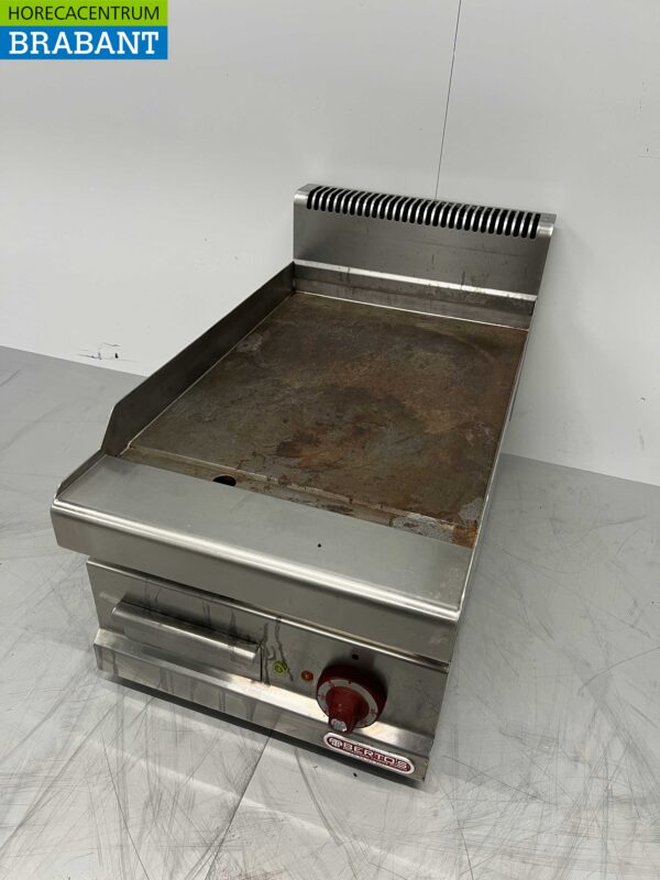 RVS Berto's Grillplaat Bakplaat 40 cm 400V Horeca - Afbeelding 3