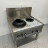 RVS Woktafel wokfornuis 2 branders 100 cm Gas Horeca - Afbeelding 2