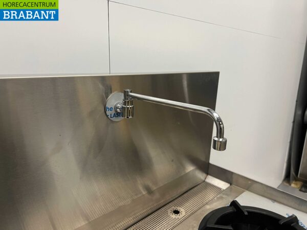 RVS Woktafel wokfornuis 2 branders 100 cm Gas Horeca - Afbeelding 5