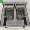 RVS Dubbele Friteuse Frituur 2 x 10 liter 400V Horeca - Afbeelding 4