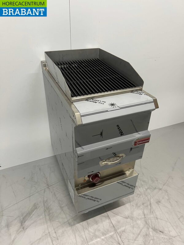 RVS Diamond Stoomgrill Grill Vapogrill 40 cm 400V Horeca - Afbeelding 2
