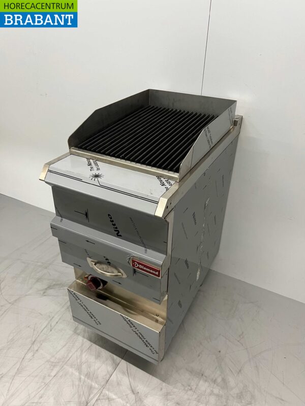 RVS Diamond Stoomgrill Grill Vapogrill 40 cm 400V Horeca - Afbeelding 3