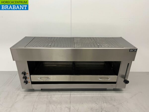 RVS Pitagrill Salamander grill 3 branders 129 cm 400V Horeca