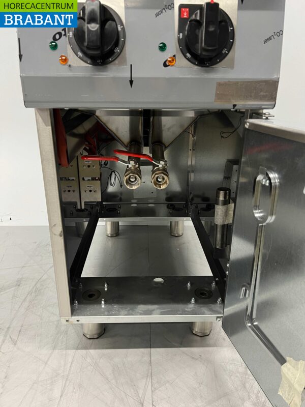 RVS Friteuse Frituur Premium-line 2 x 12,5 liter 400V Horeca - Afbeelding 5