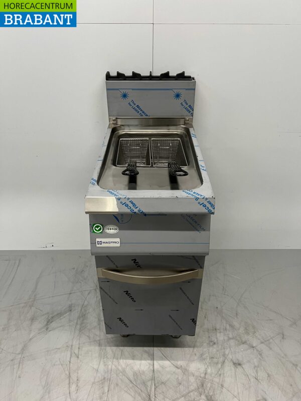 RVS Mastro Friteuse frituur 15 liter 15 kW GAS Horeca