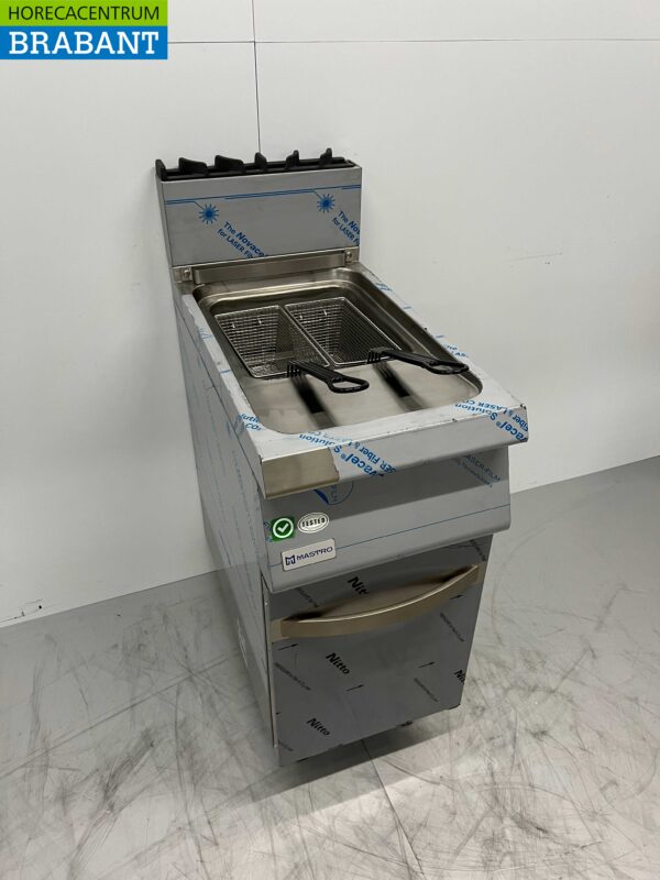 RVS Mastro Friteuse frituur 15 liter 15 kW GAS Horeca - Afbeelding 2
