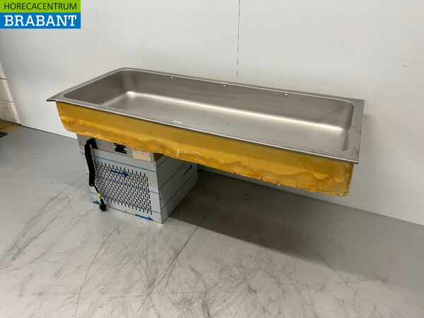 RVS Combisteel Drop-in Koelvitrine Gekoelde vitrine 4 x 1/1 gastronorm GN 136,2 cm 230V Horeca - Afbeelding 3