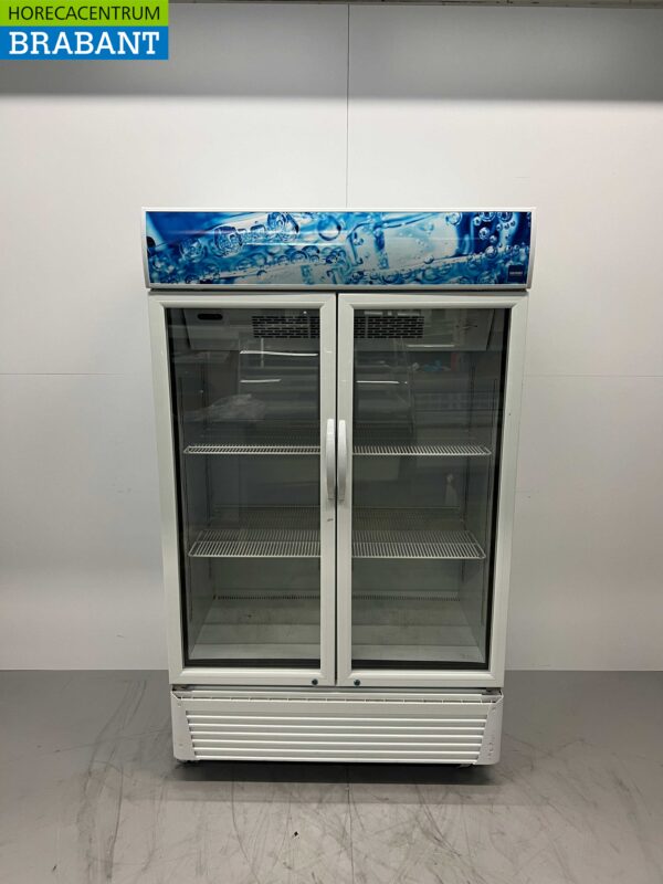 Maxxfrost Dubbeldeurs Glasdeurkoeling Koelkast Drankkoelkast Glazen deur 600 liter 230V Horeca