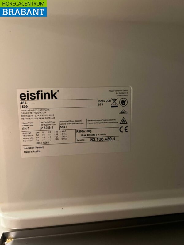 Liebherr Koelkast Koeling 500 liter 230V Horeca - Afbeelding 5