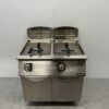 RVS Giorik Dubbele Friteuse frituur 2 x 13 liter 23 kW GAS Horeca