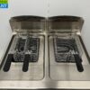 RVS Giorik Dubbele Friteuse frituur 2 x 13 liter 23 kW GAS Horeca - Afbeelding 4