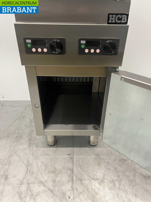 RVS Inductie fornuis kookplaat 2 pitten 7 kW 400V 40 cm - Afbeelding 4