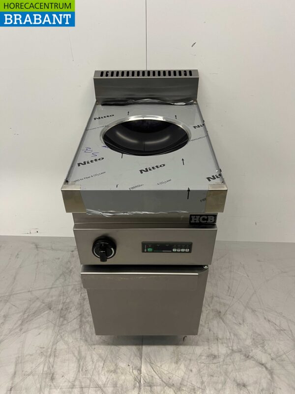 RVS Inductie wok wokbrander wokplaat 5 kW 400V Horeca