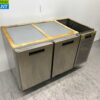 RVS Afinox Koelwerkbank 2 deuren 125,5 cm Bj. 2021 230V Horeca - Afbeelding 2