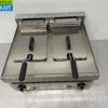 RVS Dubbele Friteuse Frituur 2 x 10 liter Premium-line 400V Horeca - Afbeelding 2