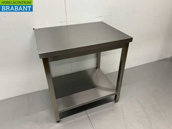 RVS Werktafel Tafel Premium-line 80 x 60 x 85 cm Horeca - Afbeelding 2
