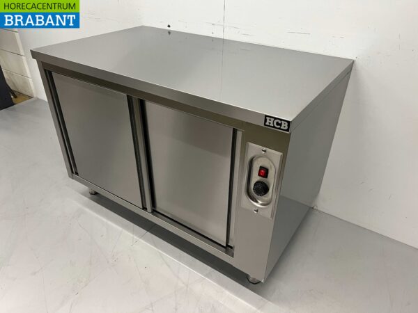RVS Warmhoudkast Bordenwarmhoudkast 2 schuifdeuren Premium-line 120 cm Horeca - Afbeelding 2