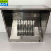 RVS Afzuigkap Dampkap met lamellen filters Premium-line 100 cm Box model Horeca