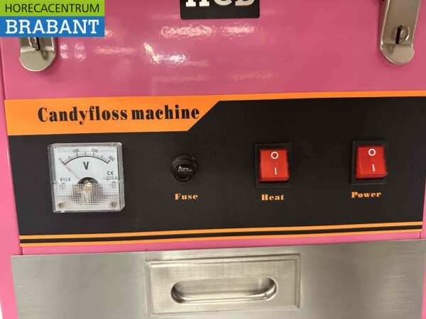 Suikerspinmachine met onderstel 73 cm 230V Horeca - Afbeelding 7