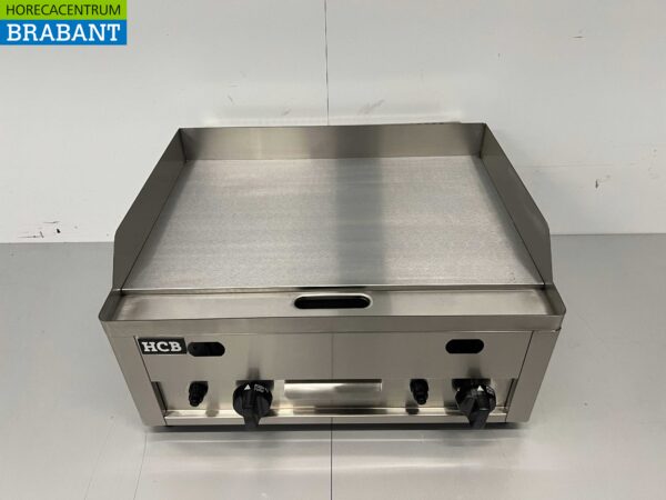 RVS Bakplaat Grillplaat Gladde bakplaat Glad 60 cm PROPAAN Horeca