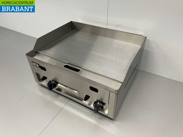 RVS Bakplaat Grillplaat Gladde bakplaat Glad 60 cm PROPAAN Horeca - Afbeelding 2