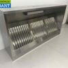 RVS Afzuigkap Dampkap met lamellen filters Premium-line 180 cm Box model Horeca - Afbeelding 3