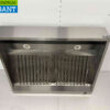 RVS Afzuigkap Dampkap met lamellen filters Premium-line 120 cm schuin model Horeca - Afbeelding 5